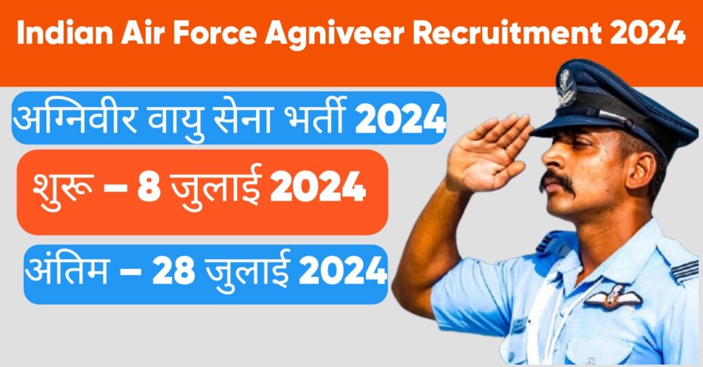 Indian Air Force Agniveer Recruitment 2024 apply Online